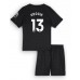 Maillot de foot Tottenham Hotspur Destiny Udogie #13 Extérieur vêtements enfant 2025-26 Manches Courtes (+ pantalon court)